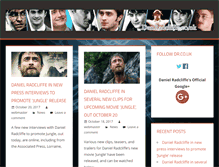 Tablet Screenshot of danradcliffe.co.uk
